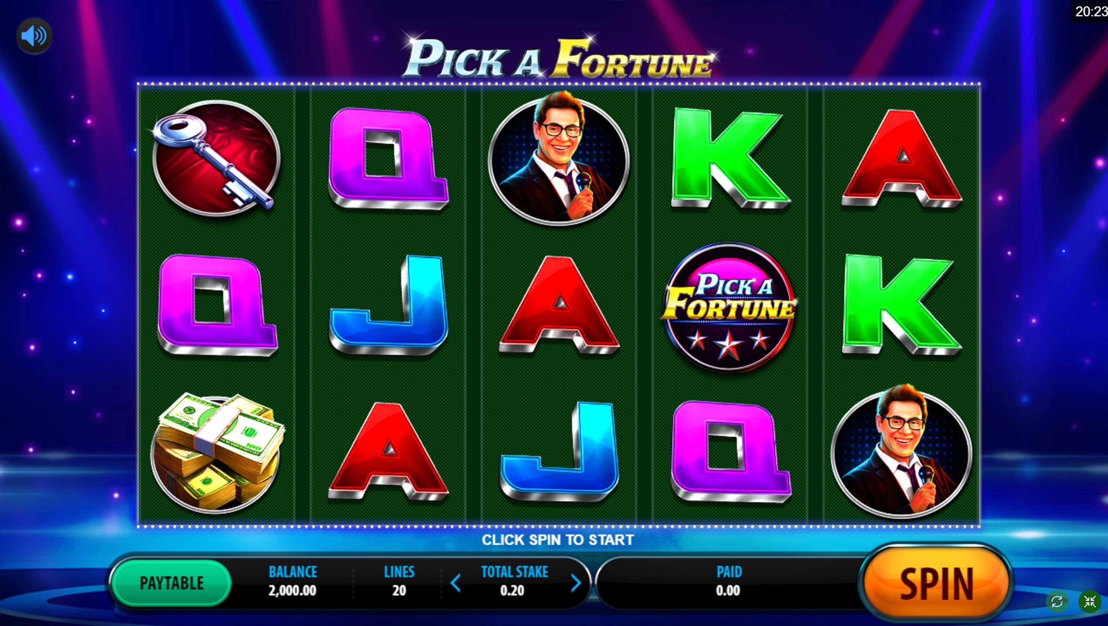 Reels in Pick A Fortune Slot Game by Sigma Gaming