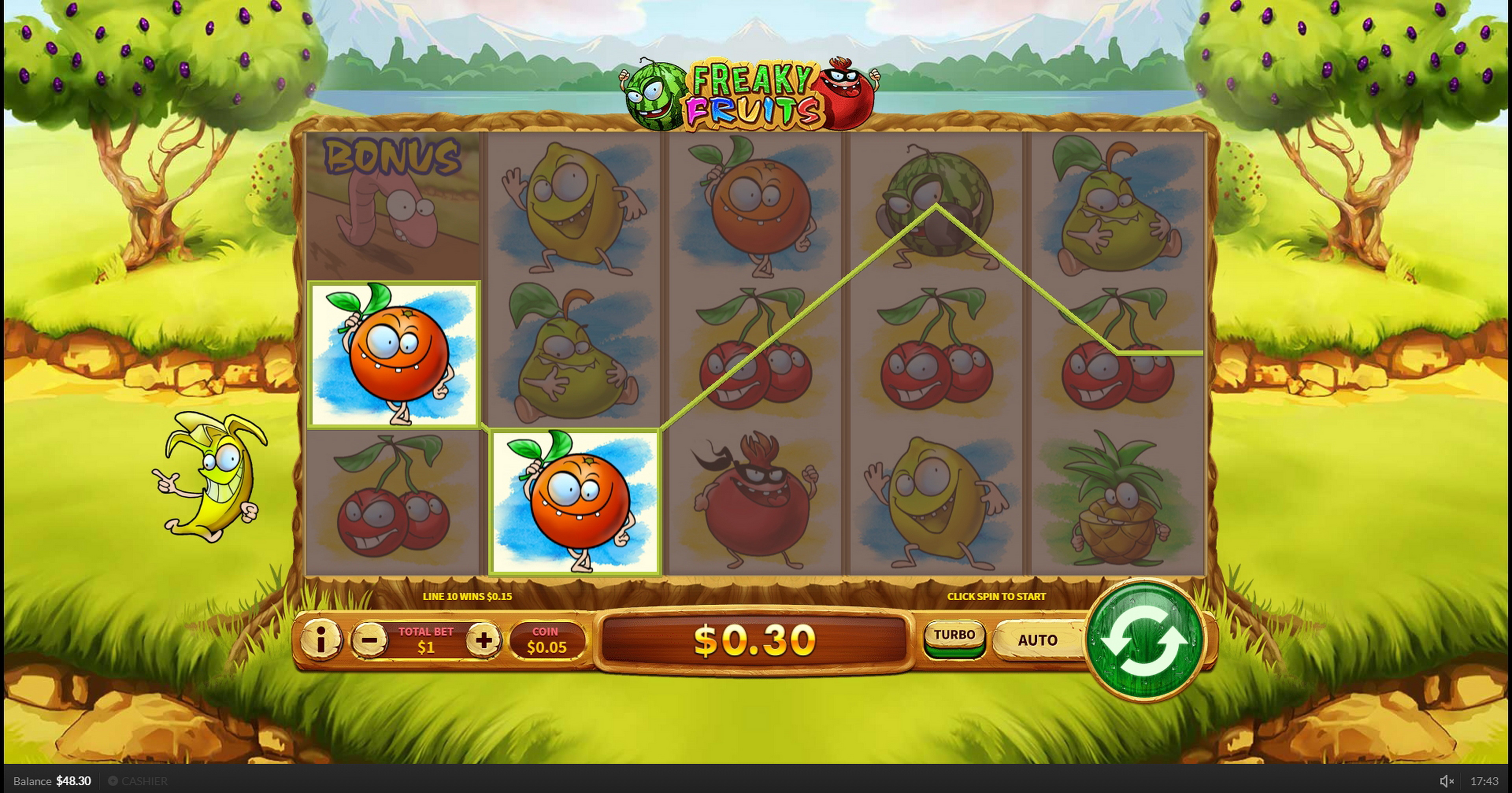 Win Money in Freaky Fruits Free Slot Game by Skywind
