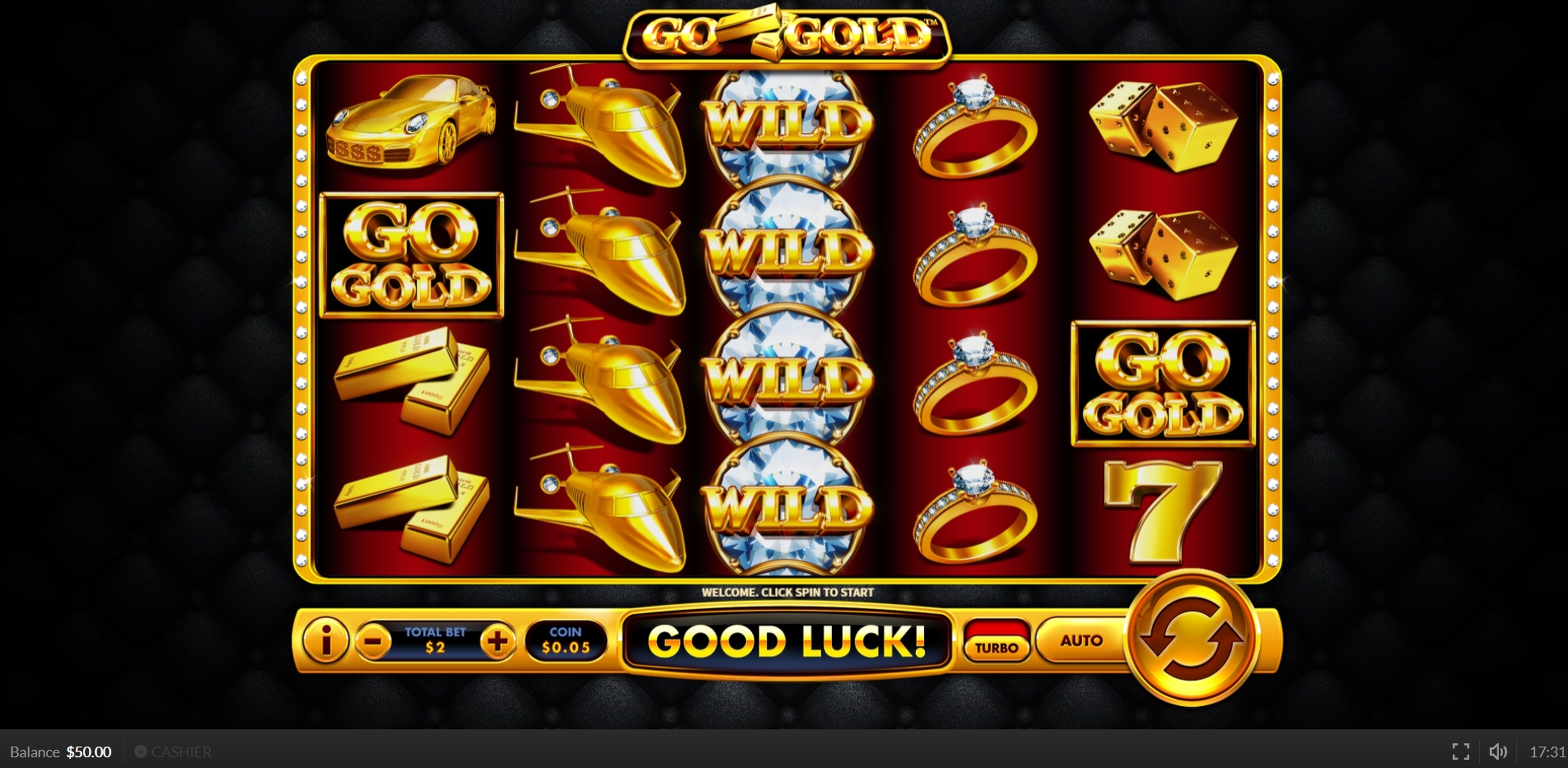 Reels in Go Gold Slot Game by Skywind