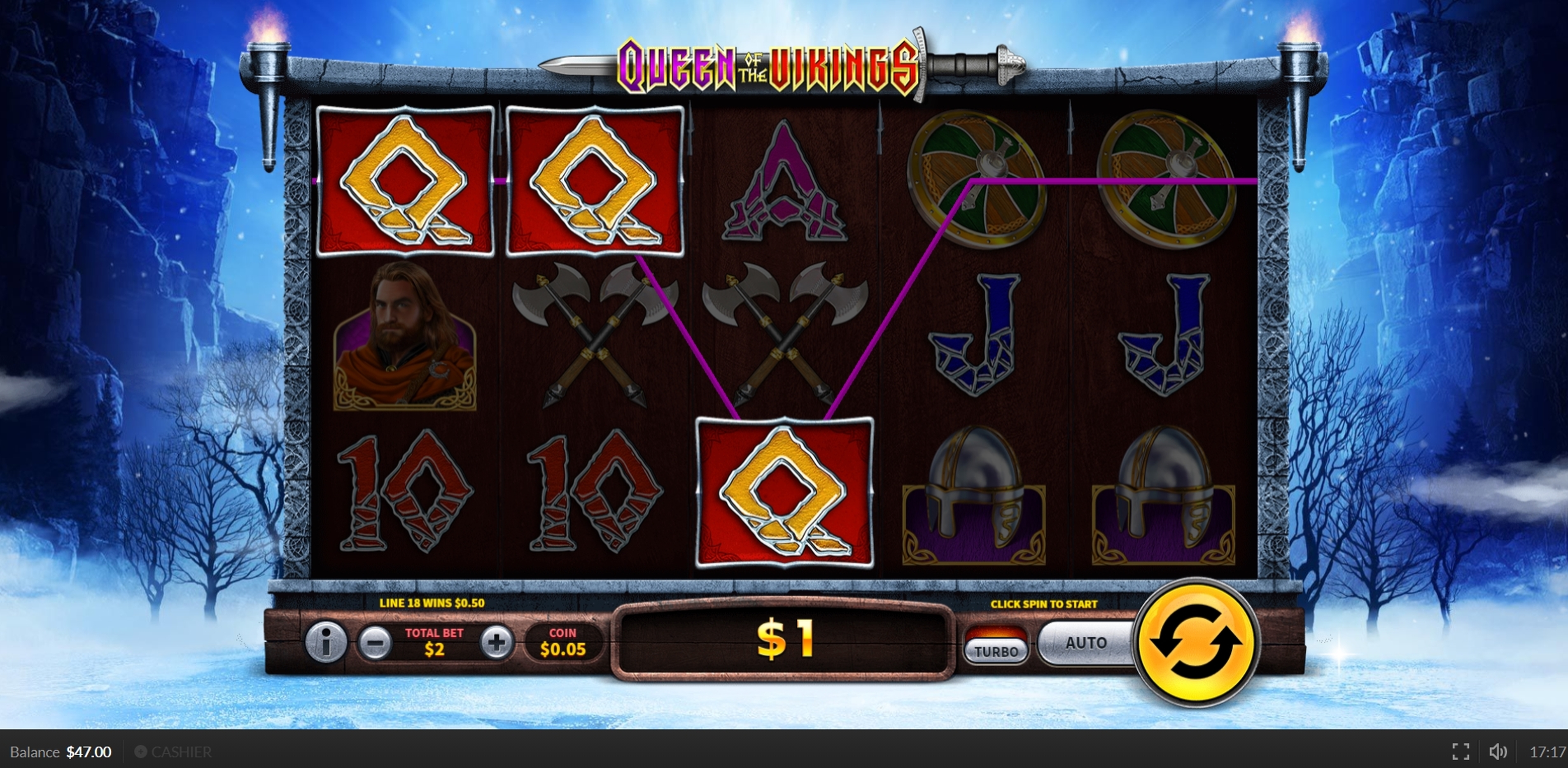 Win Money in Queen of the Vikings Free Slot Game by Skywind