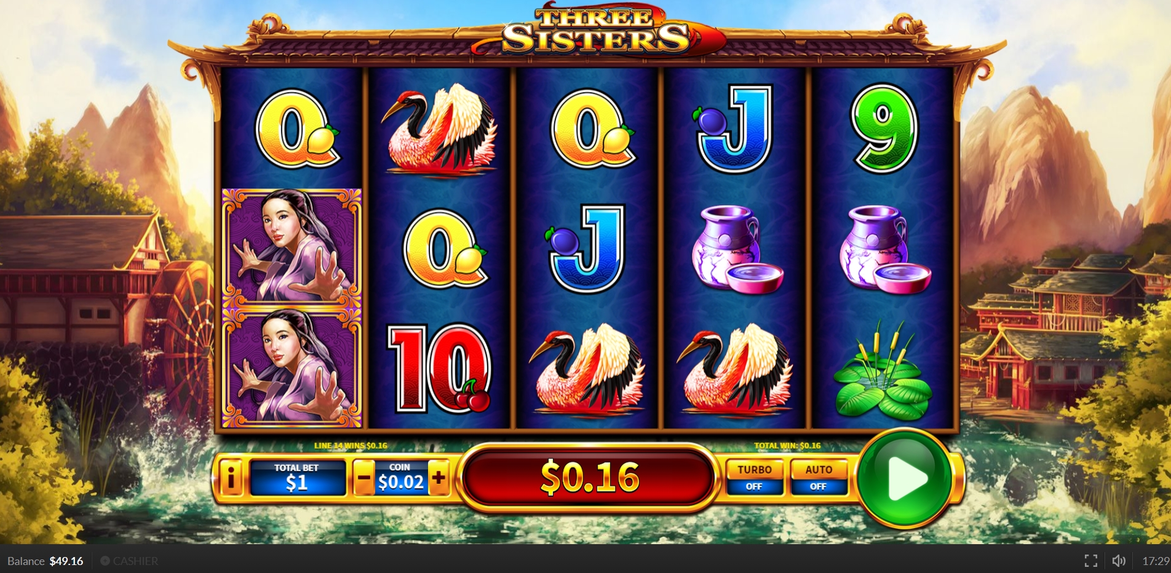 Win Money in Three Sisters Free Slot Game by Skywind