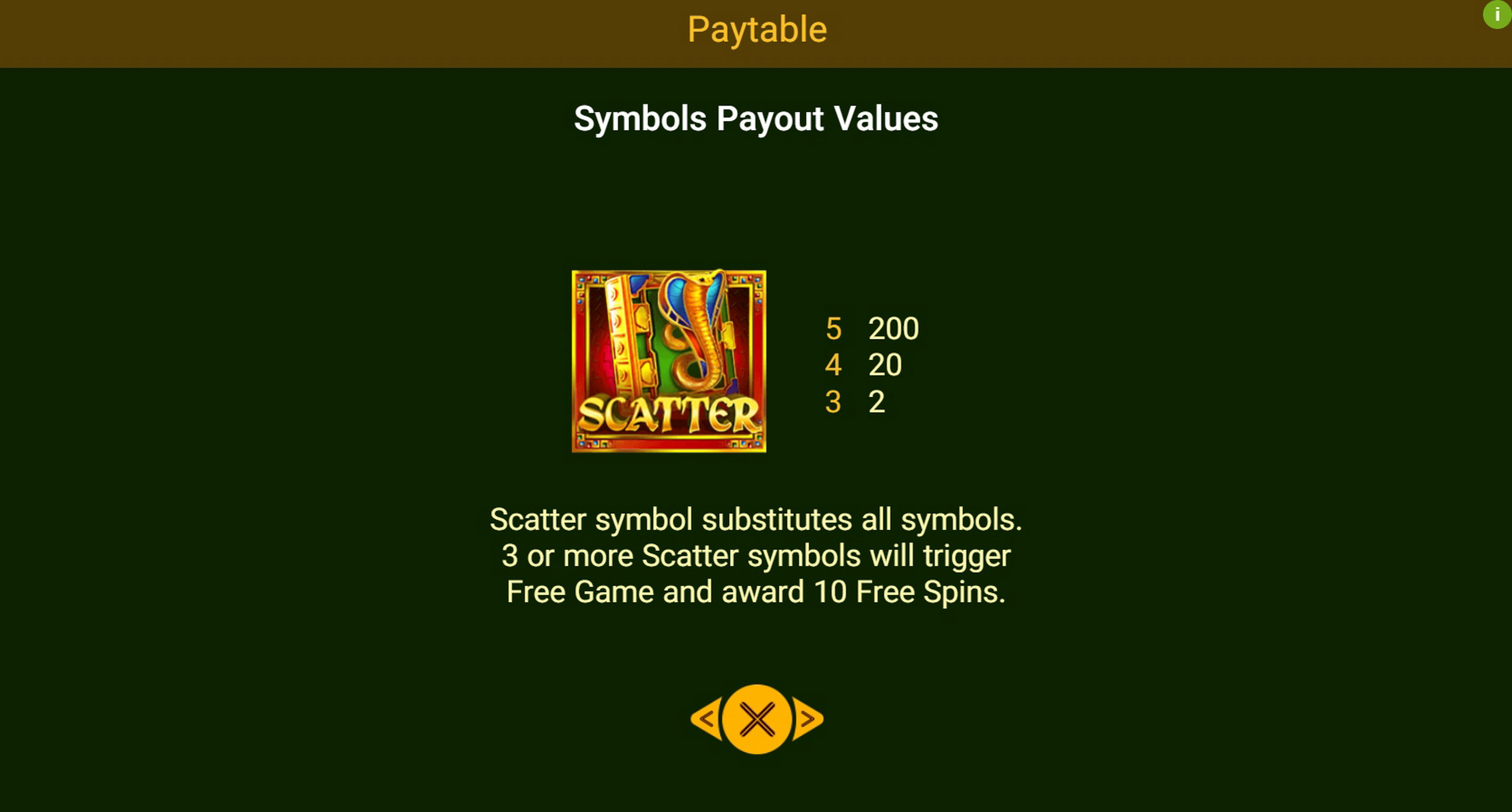 Info of Book of Myth Slot Game by Spade Gaming