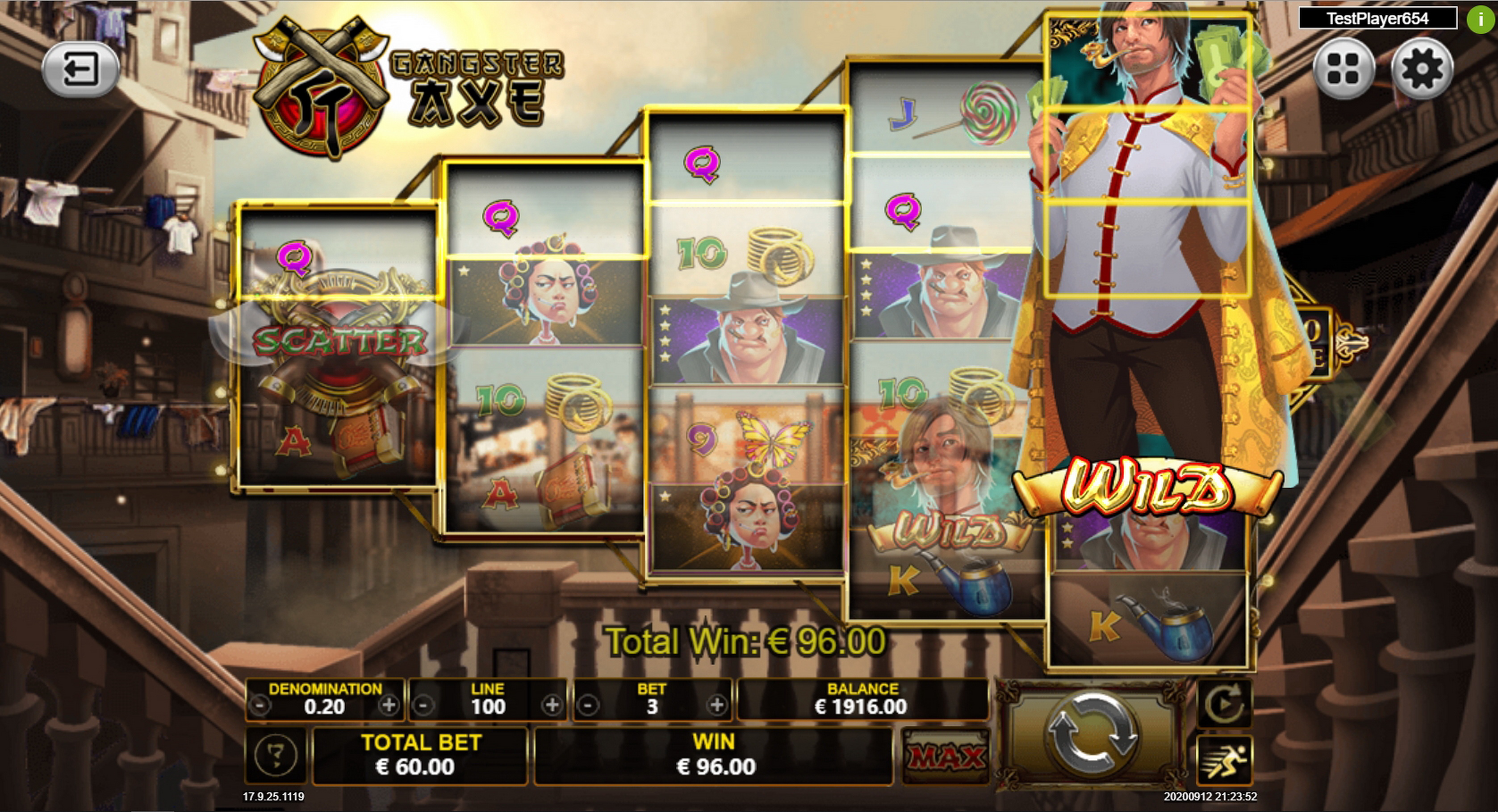 Win Money in Gangster Axe Free Slot Game by Spade Gaming