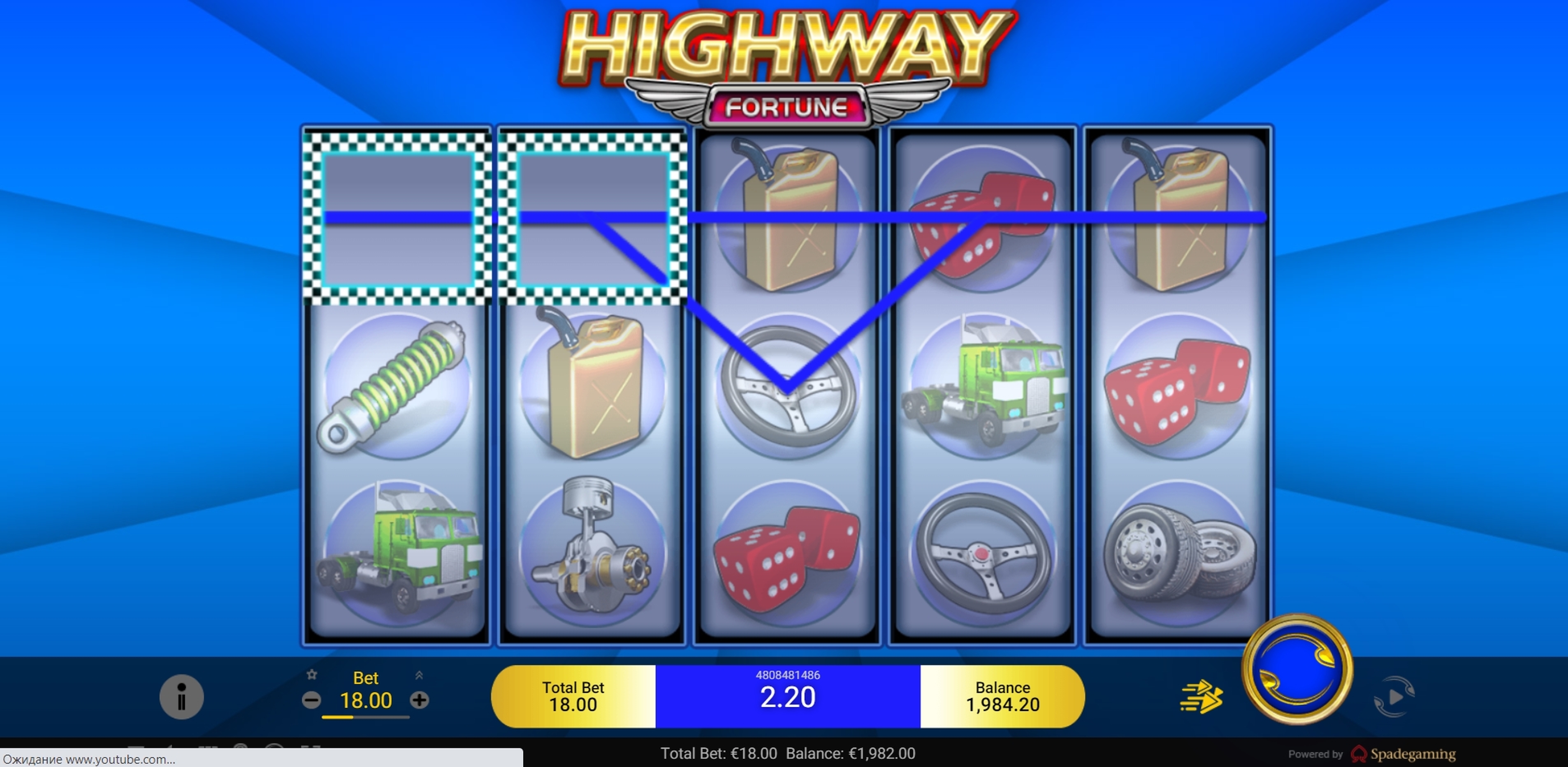 Win Money in Highway Fortune Free Slot Game by Spade Gaming