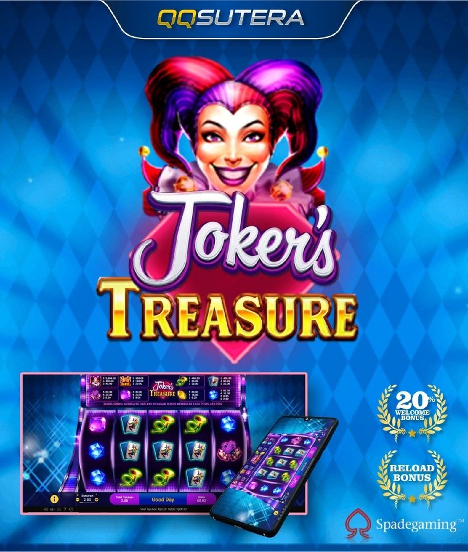 The Joker's Treasure Online Slot Demo Game by Spade Gaming