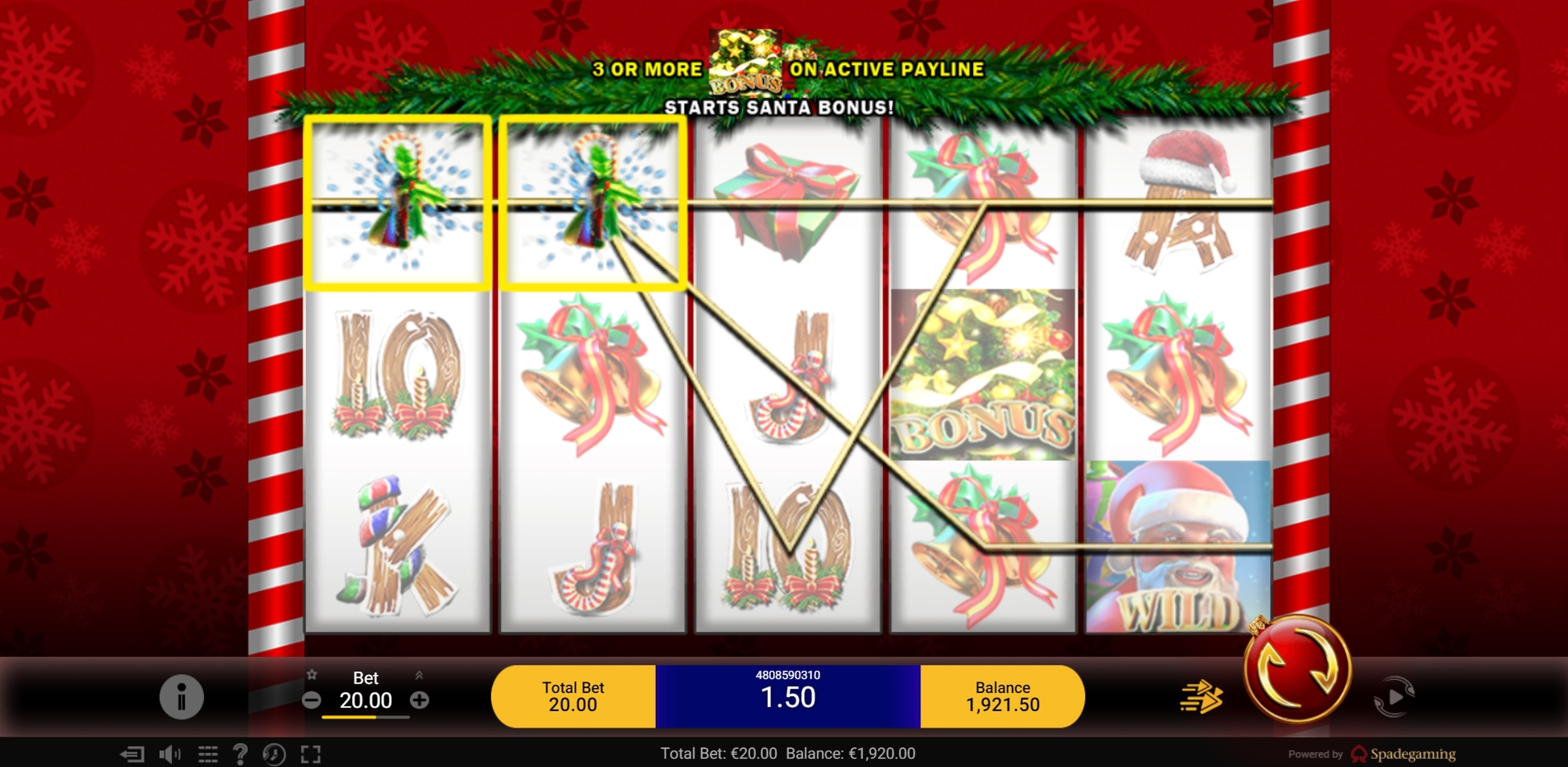 Win Money in Santa Gifts Free Slot Game by Spade Gaming
