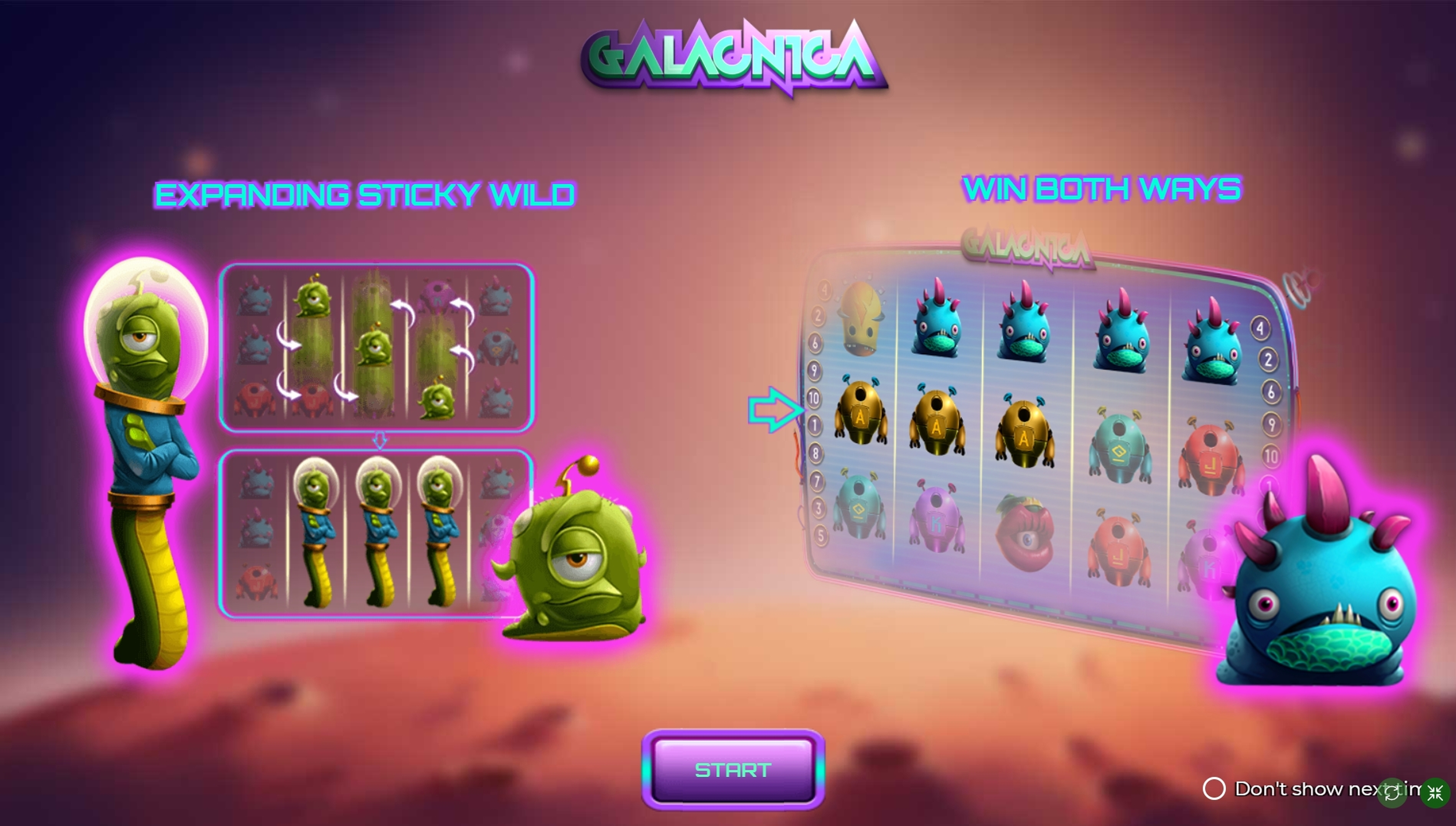 Play Galacnica Free Casino Slot Game by Spinmatic