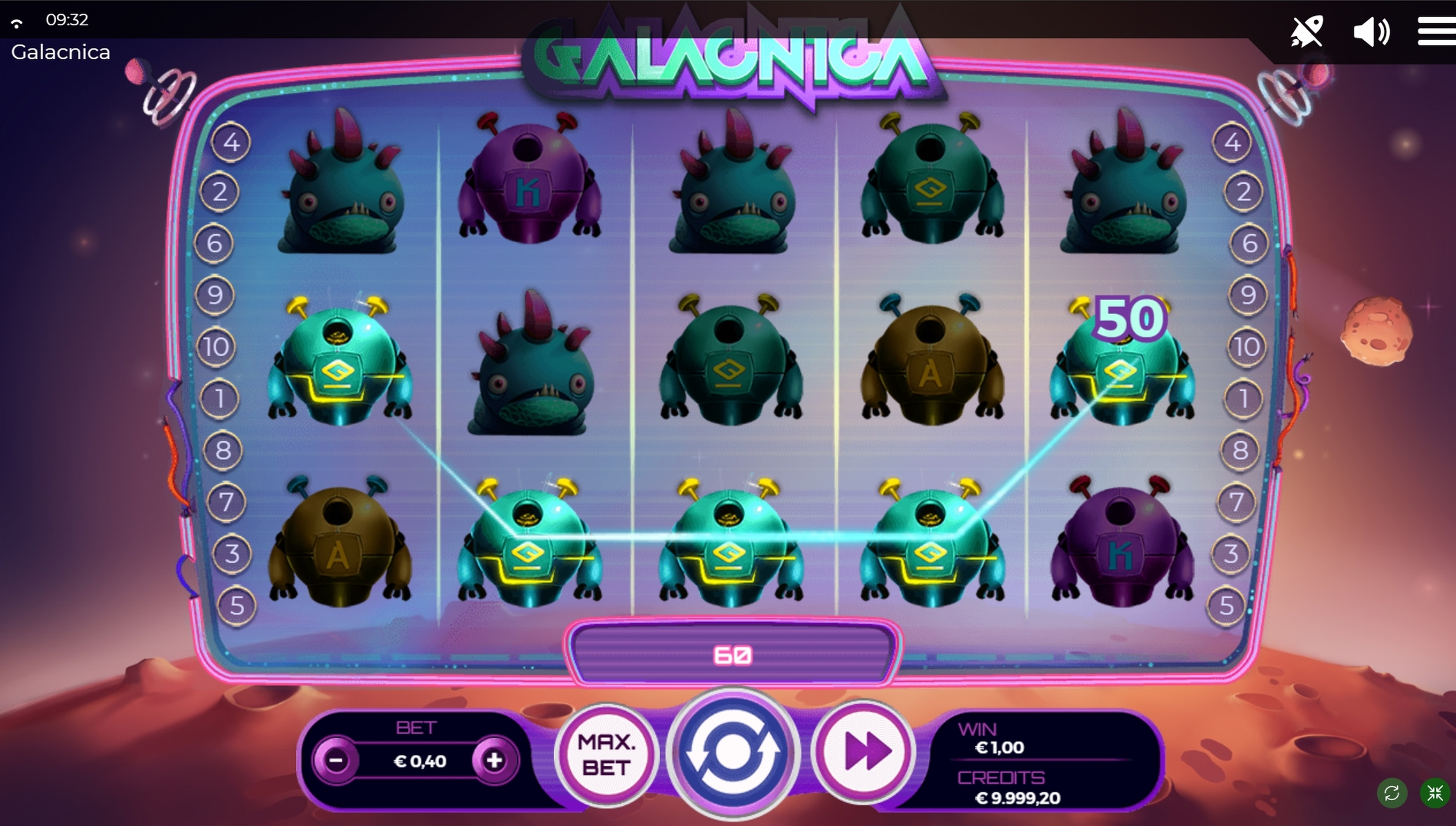 Win Money in Galacnica Free Slot Game by Spinmatic