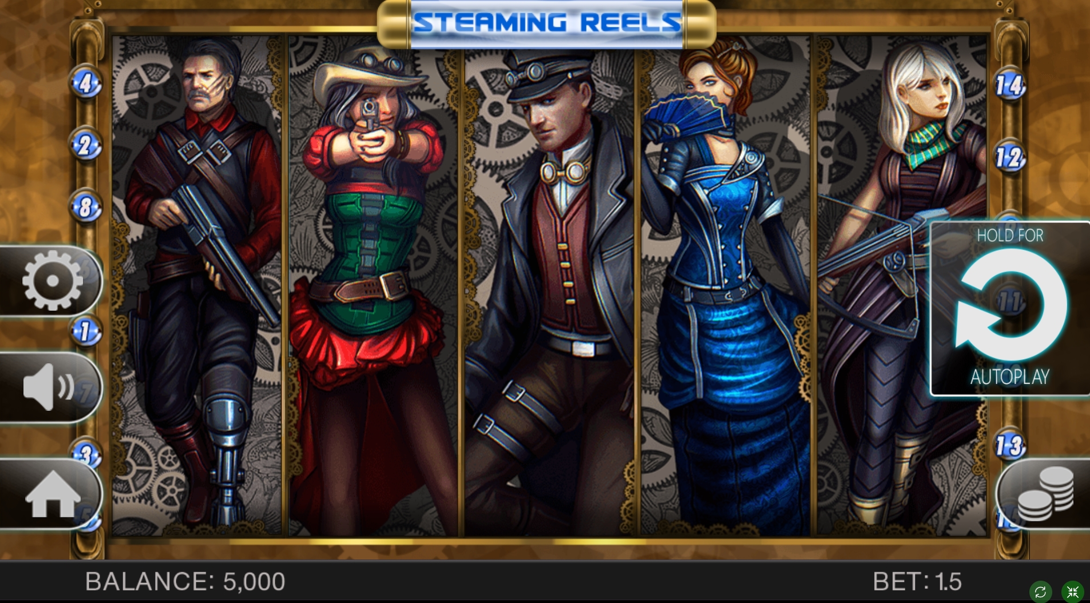 Reels in Steaming Reels Slot Game by Spinomenal