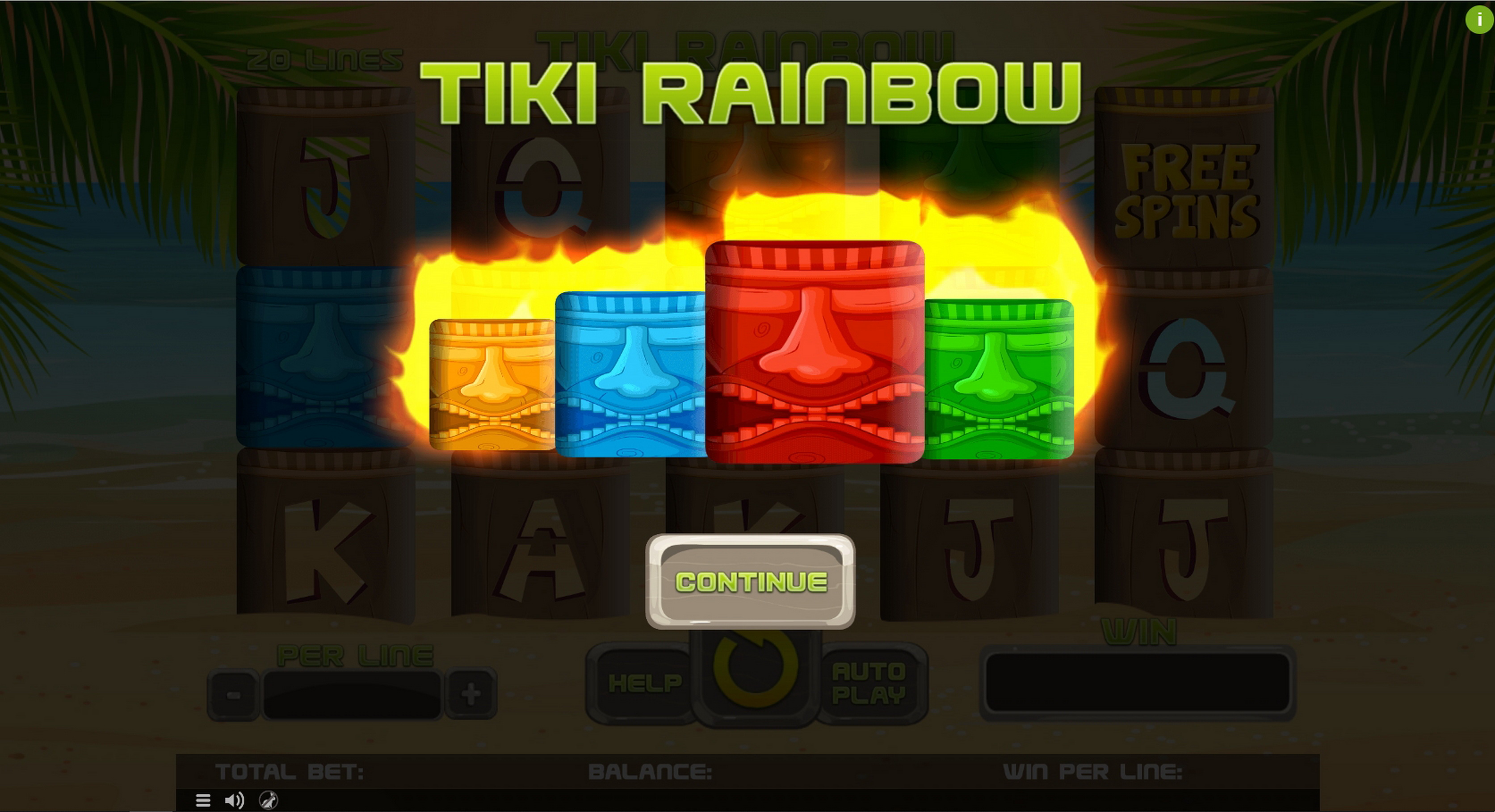 Play Tiki Rainbow Free Casino Slot Game by Spinomenal