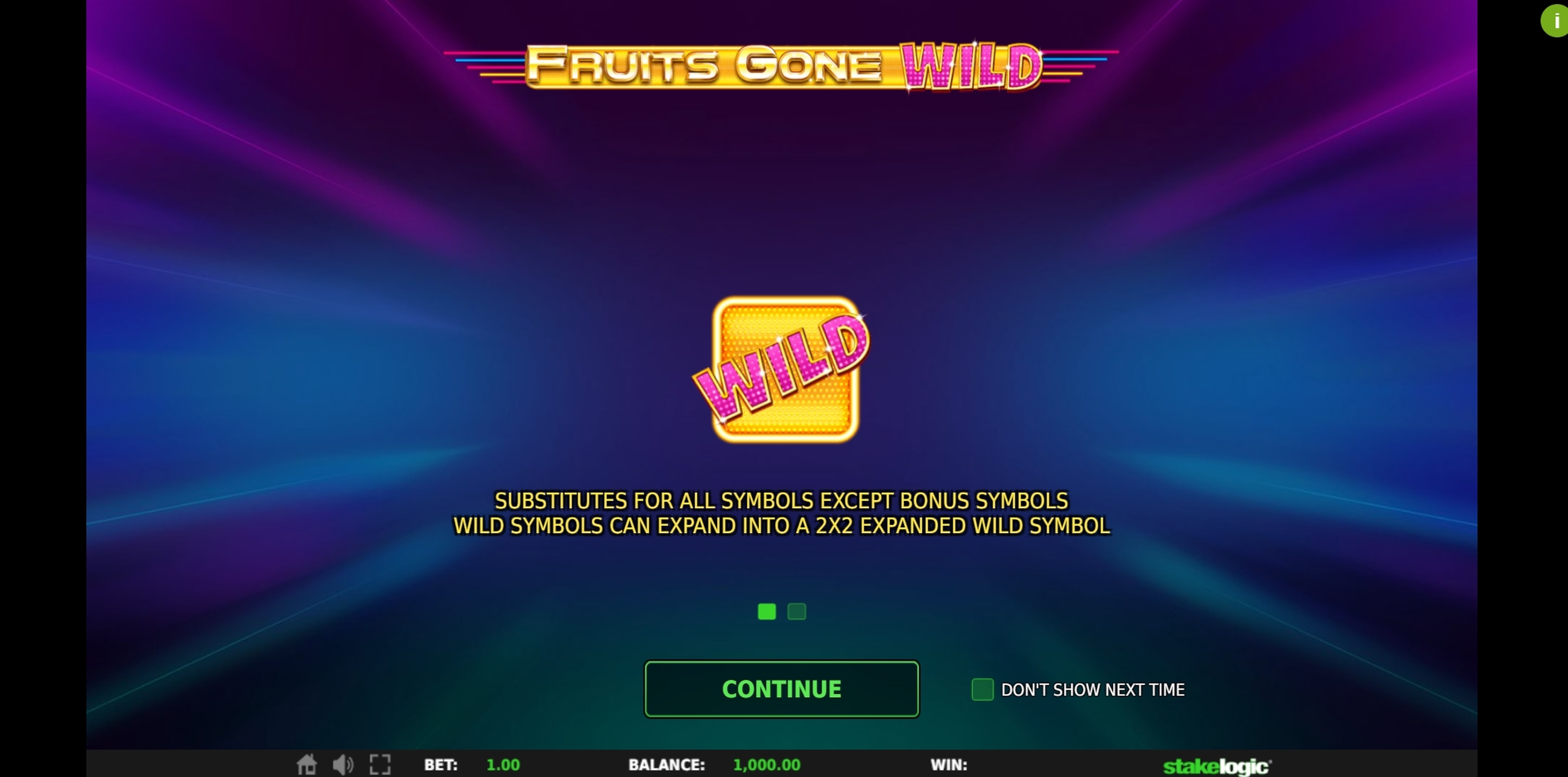Play Fruits Gone Wild Free Casino Slot Game by Stakelogic
