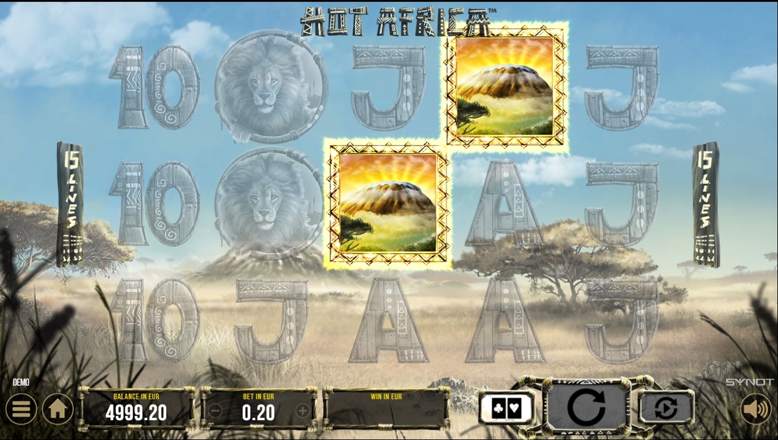 Win Money in Hot Africa Free Slot Game by Synot Games
