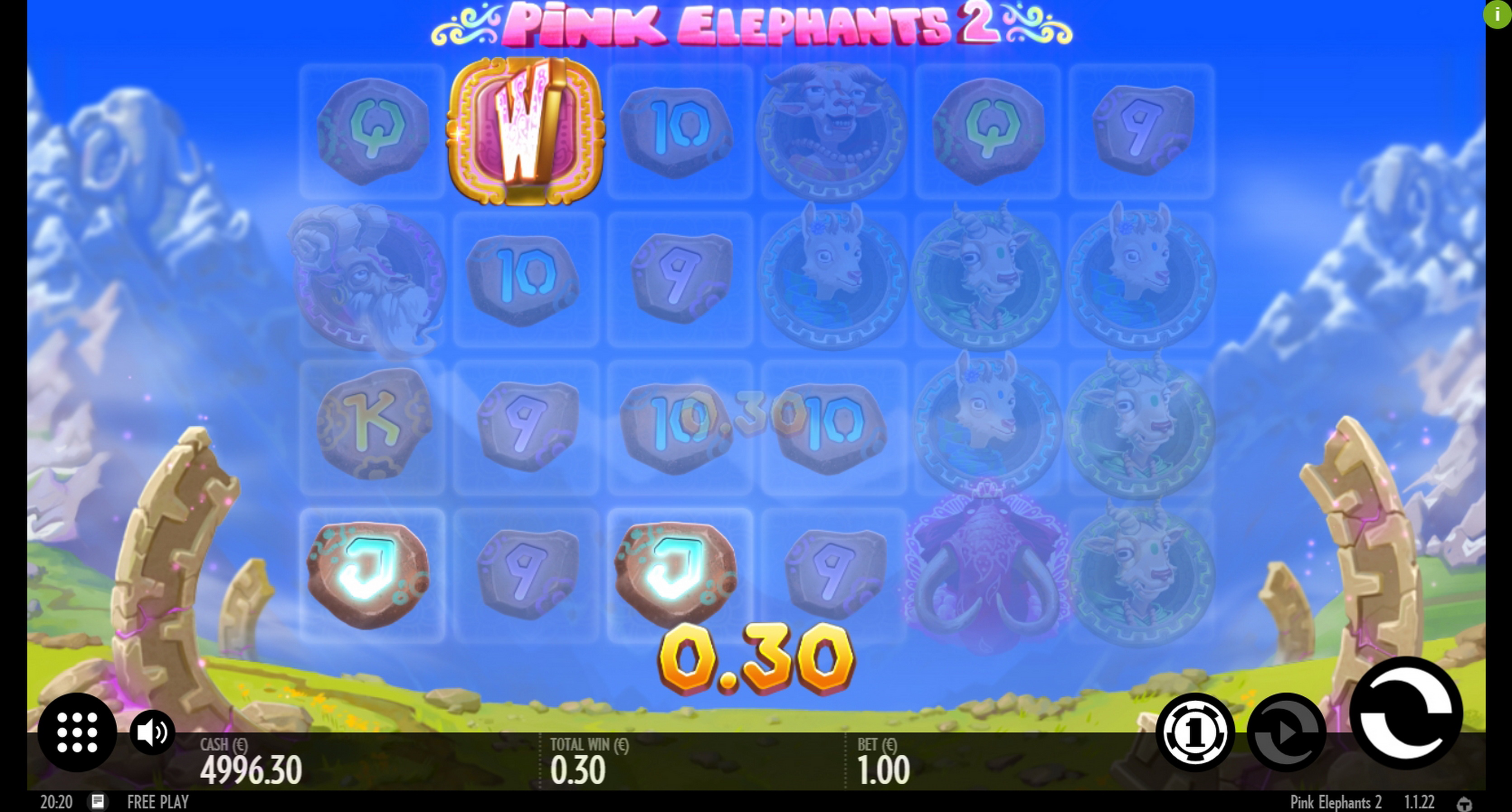 Win Money in Pink Elephants 2 Free Slot Game by Thunderkick