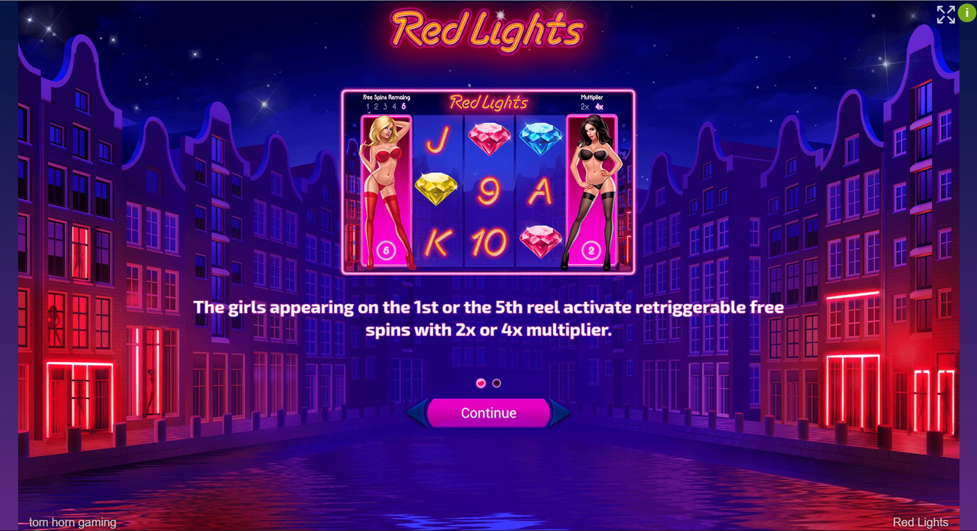 Play Red Lights Free Casino Slot Game by Tom Horn Gaming