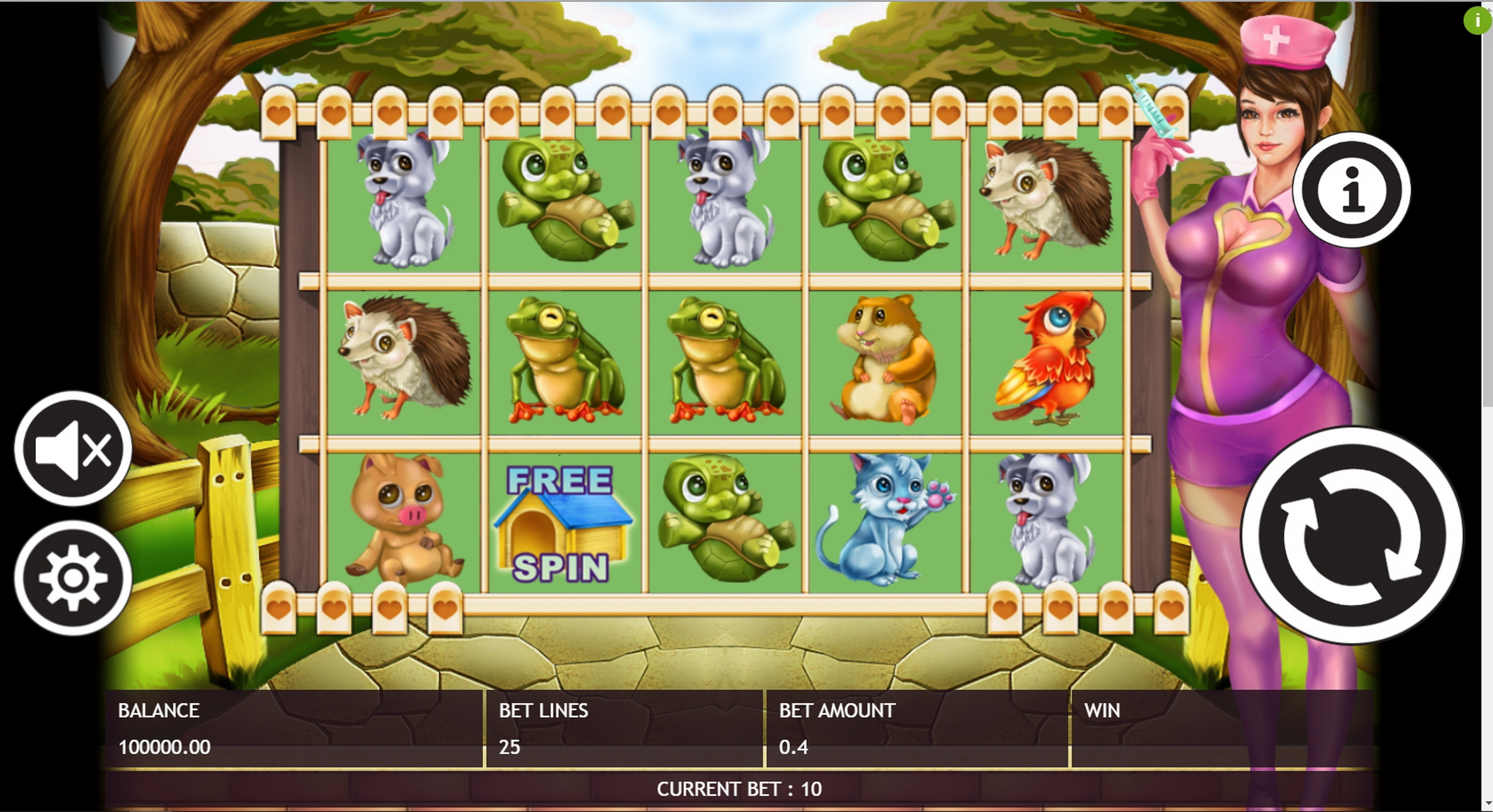 Reels in Baby Pet Slot Game by Triple Profits Games