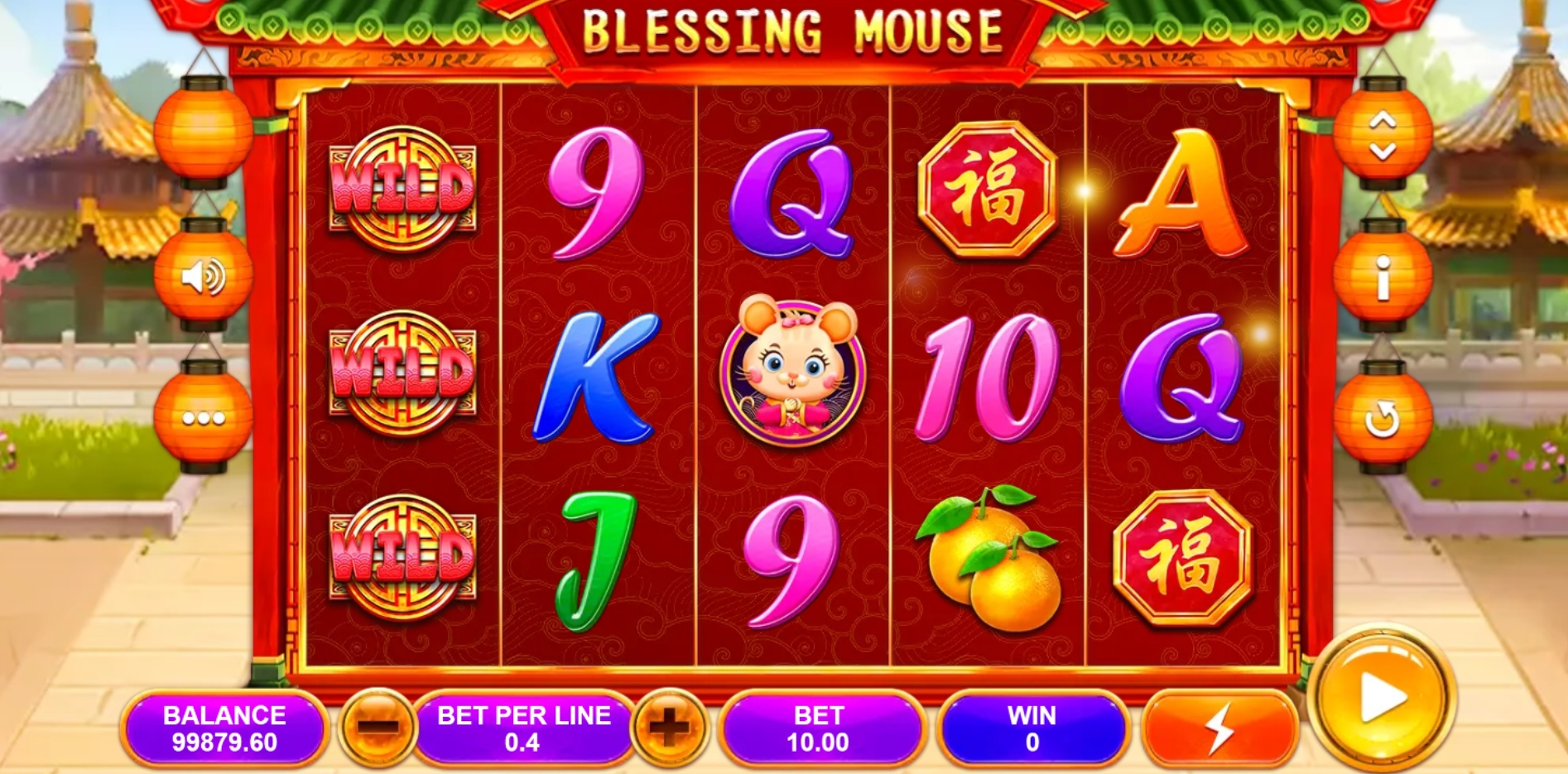 Reels in Blessing Mouse Slot Game by Triple Profits Games