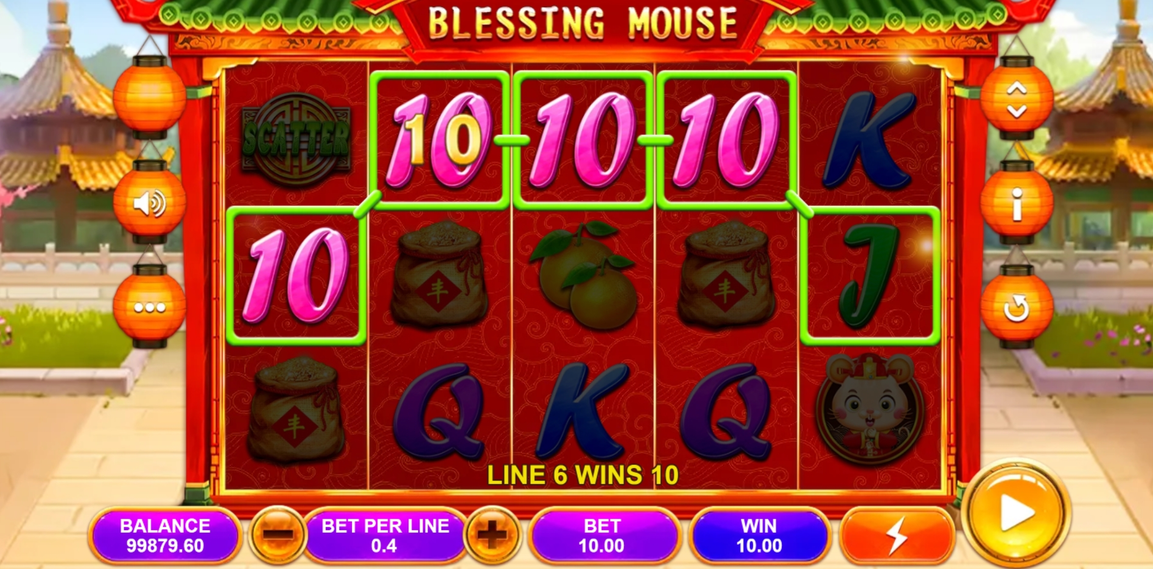 Win Money in Blessing Mouse Free Slot Game by Triple Profits Games