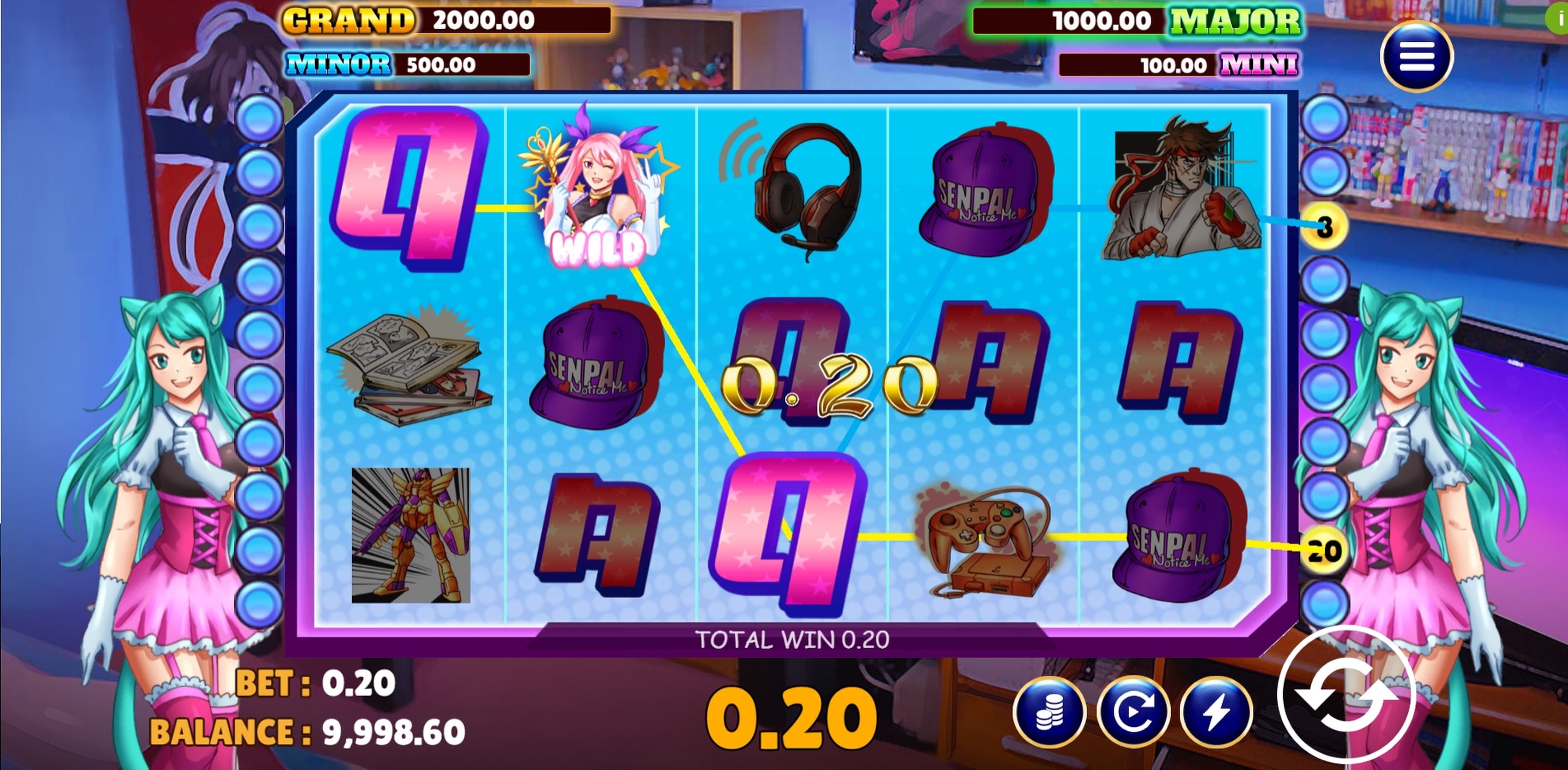 Win Money in Otaku's Heaven Free Slot Game by Vela Gaming