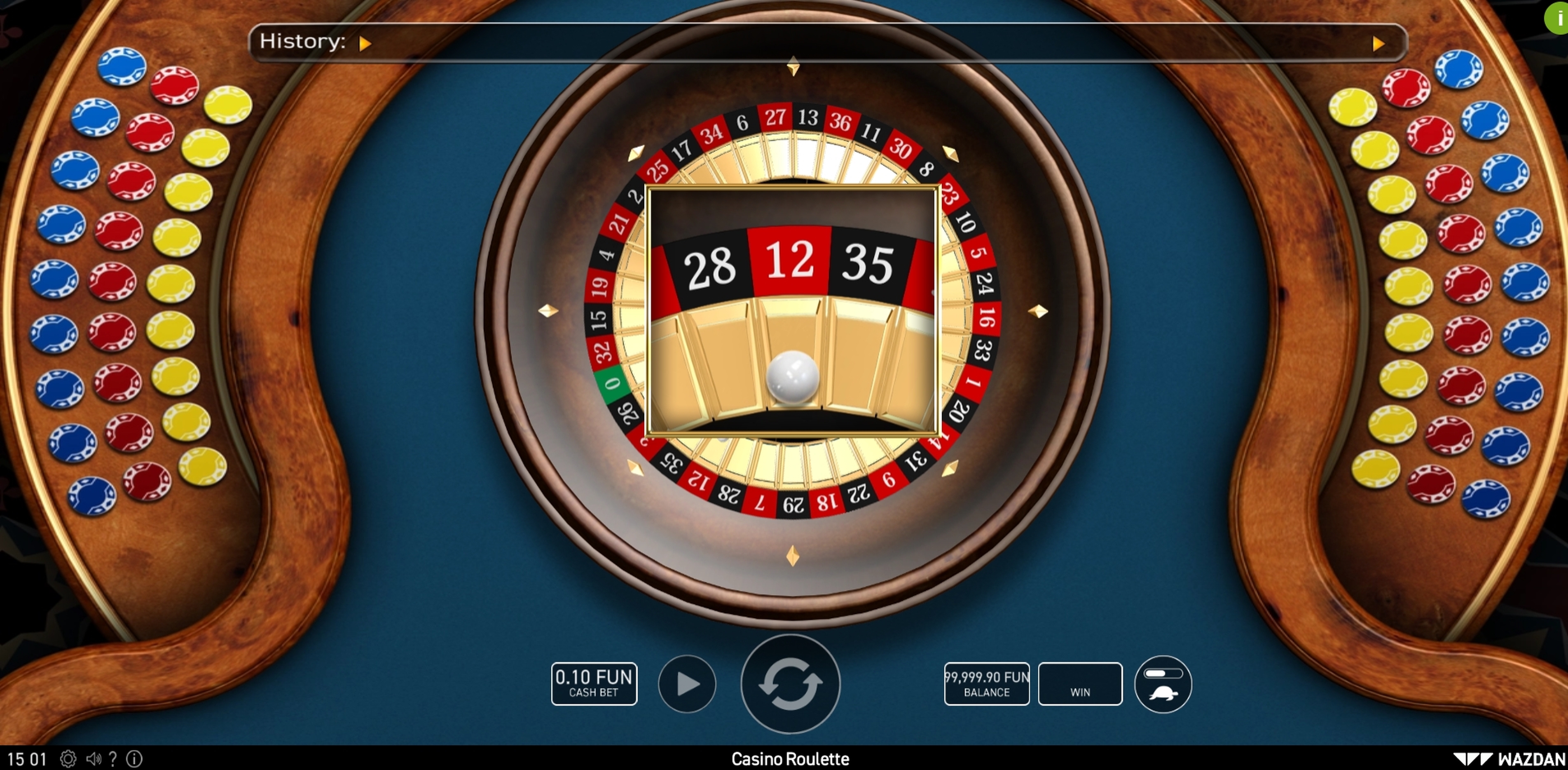 Win Money in Casino Roulette Free Slot Game by Wazdan