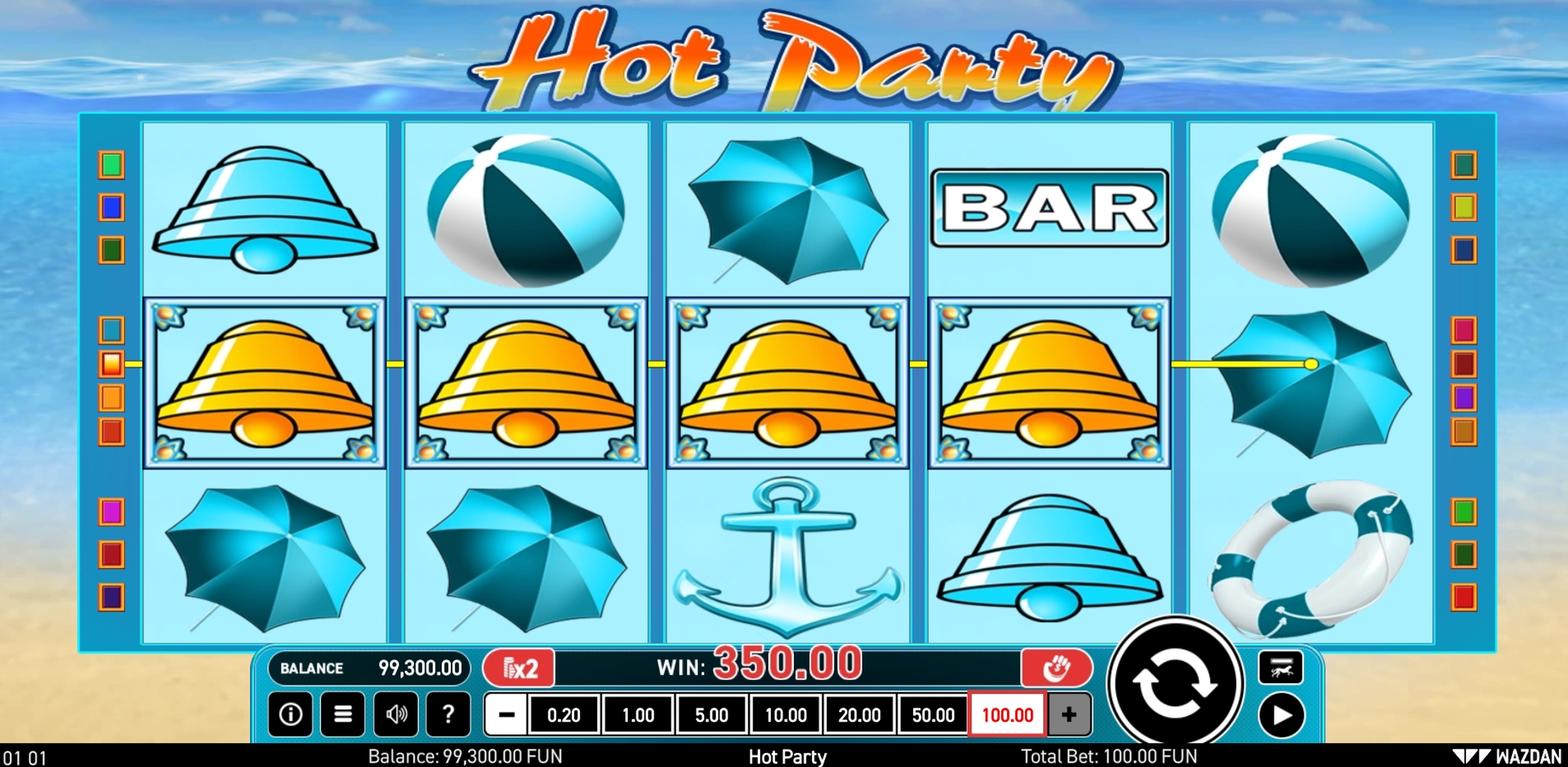 Win Money in Hot Party Free Slot Game by Wazdan