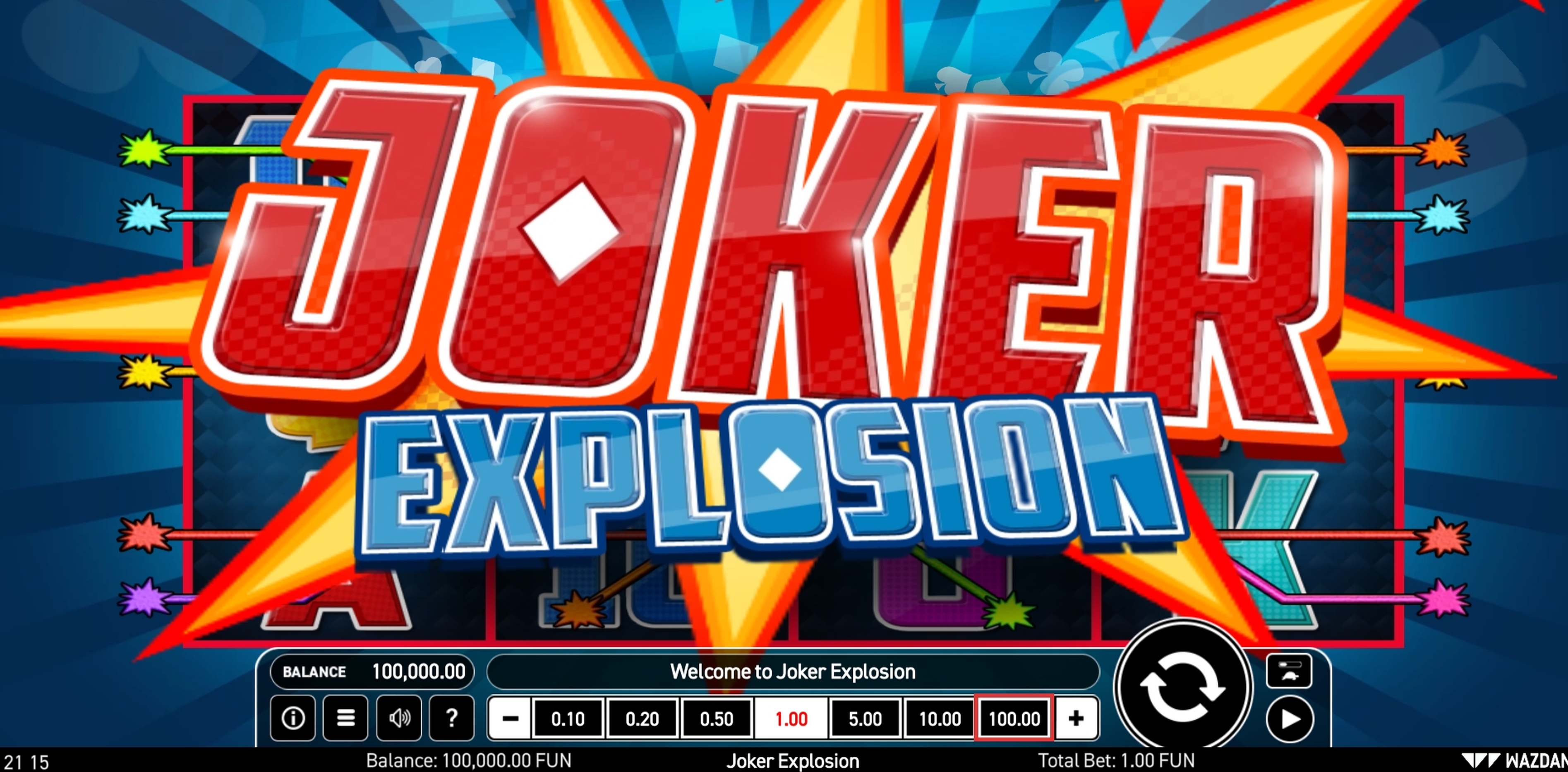 Play Joker Explosion Free Casino Slot Game by Wazdan