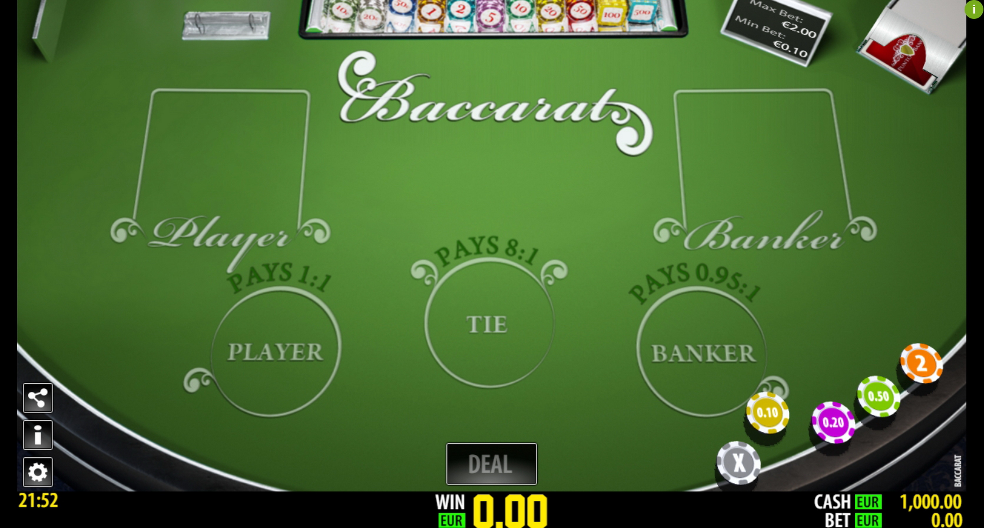 Reels in Baccarat Slot Game by World Match