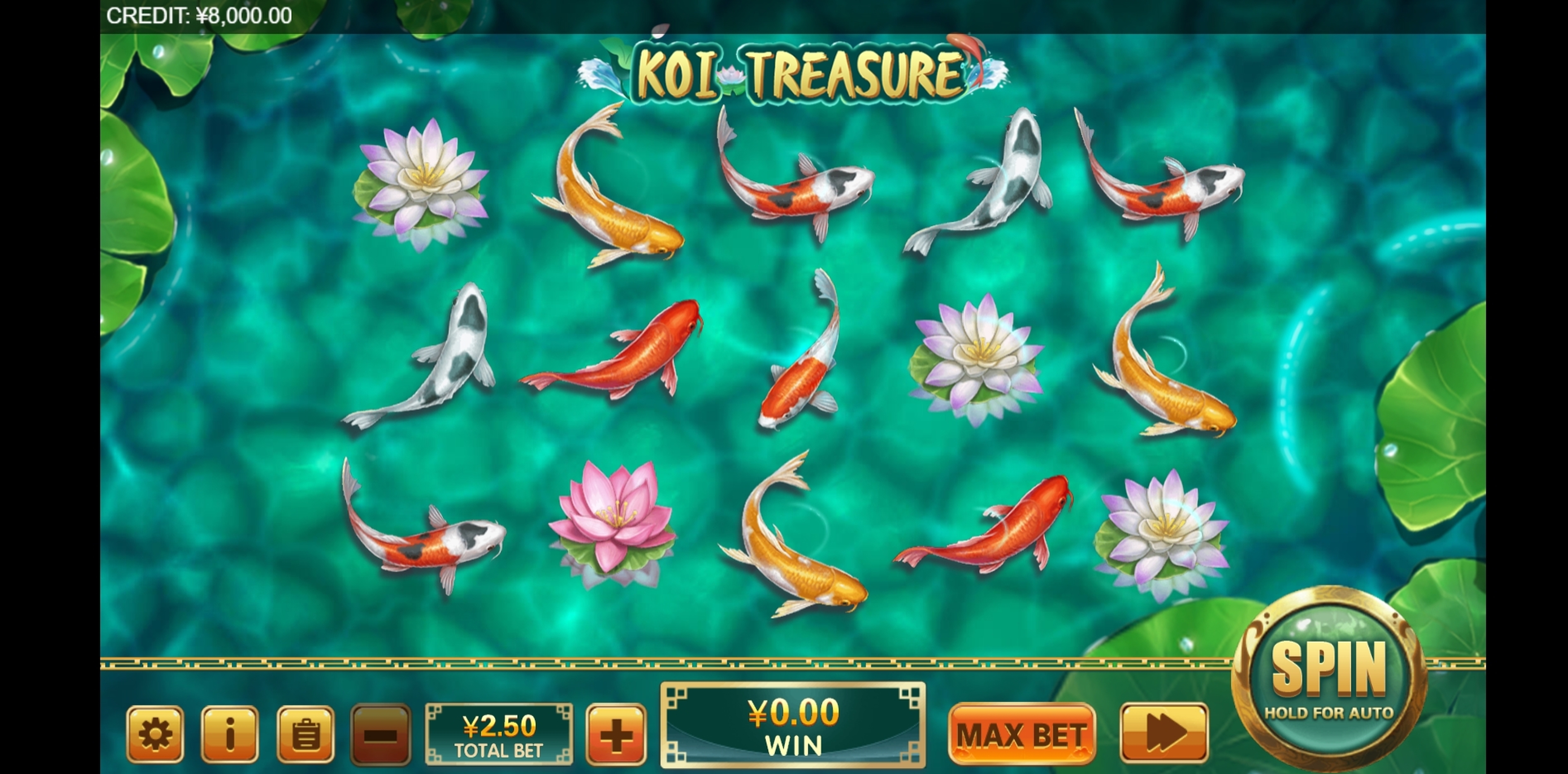 Reels in Koi Treasure Slot Game by XIN Gaming