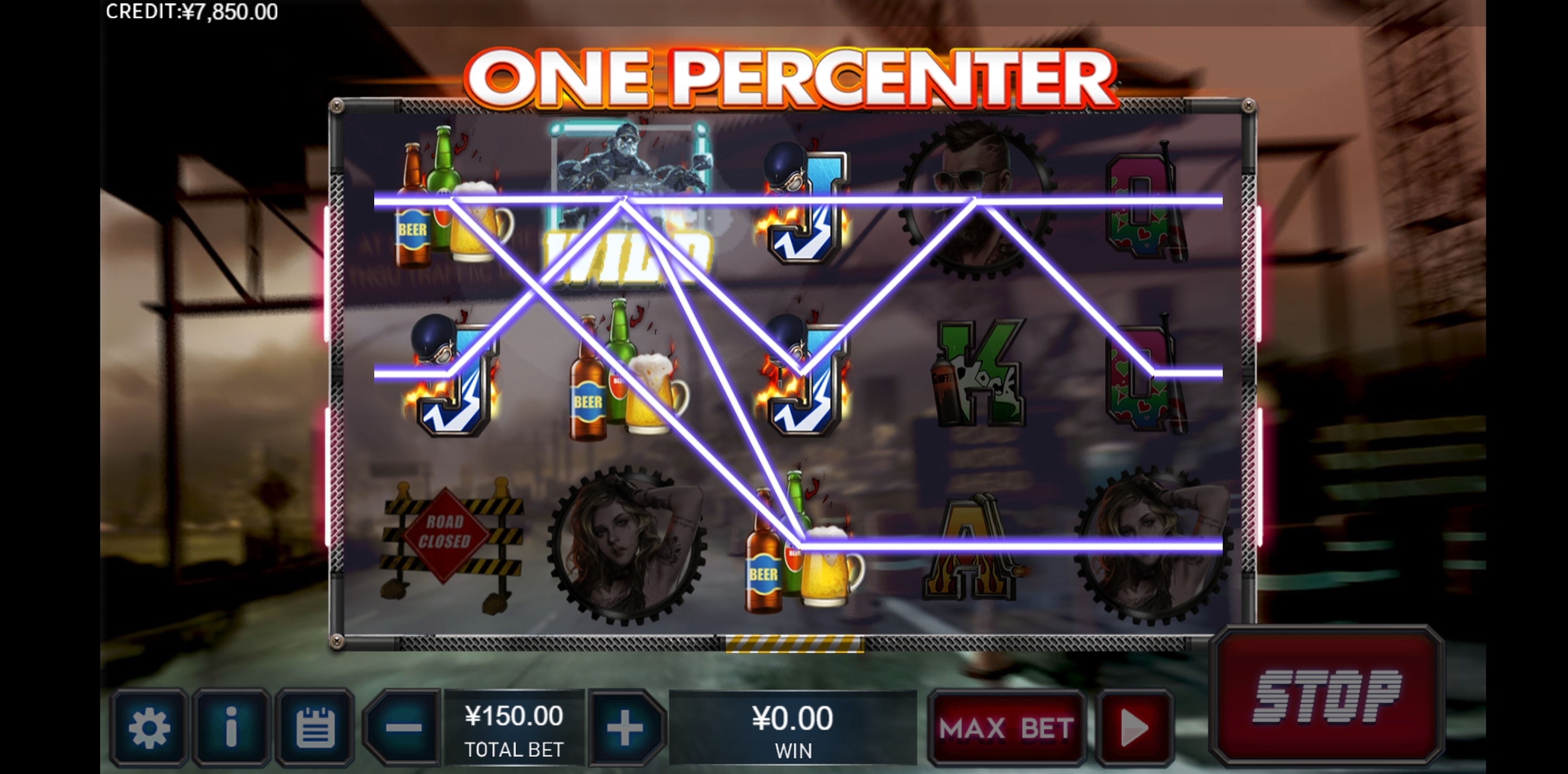 Win Money in One Percenter Free Slot Game by XIN Gaming