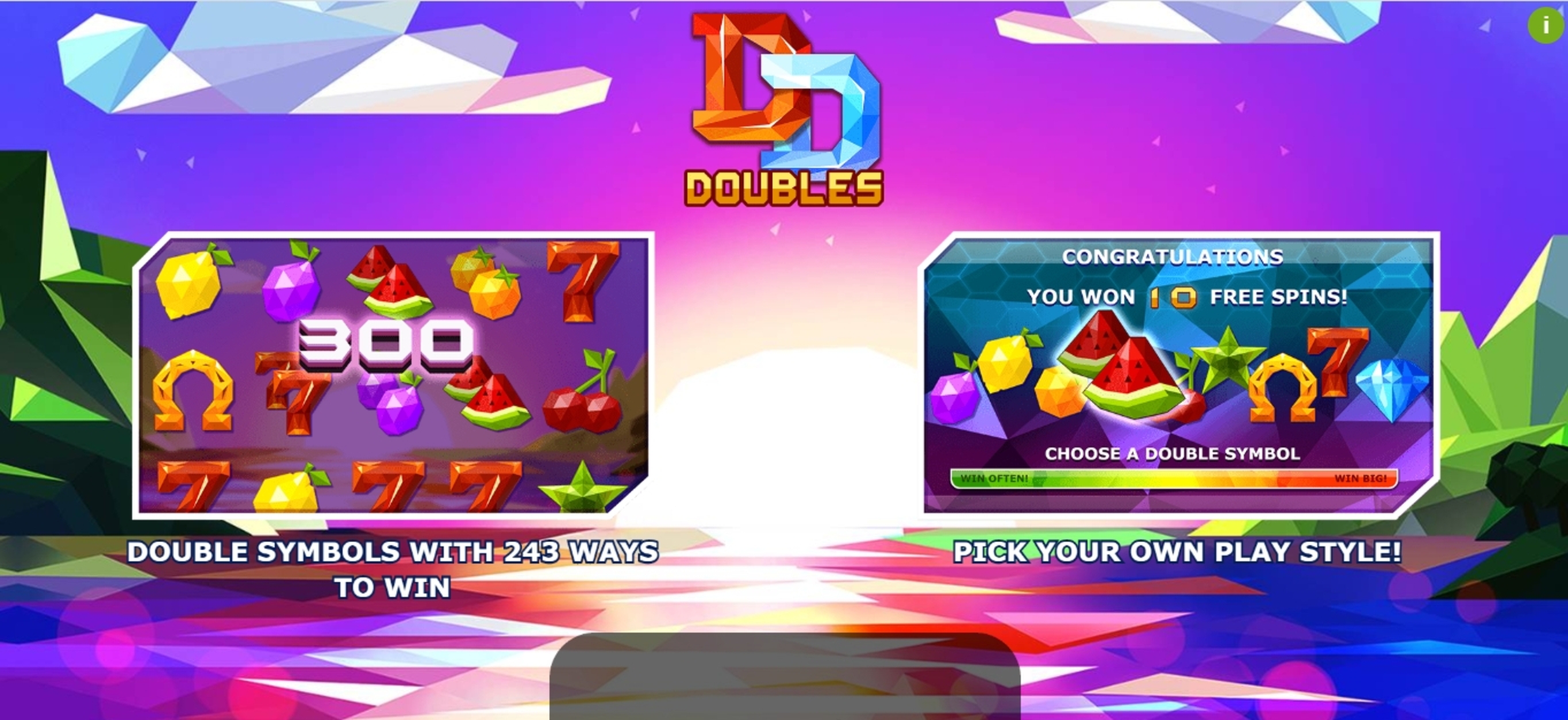 Play Doubles Free Casino Slot Game by Yggdrasil Gaming