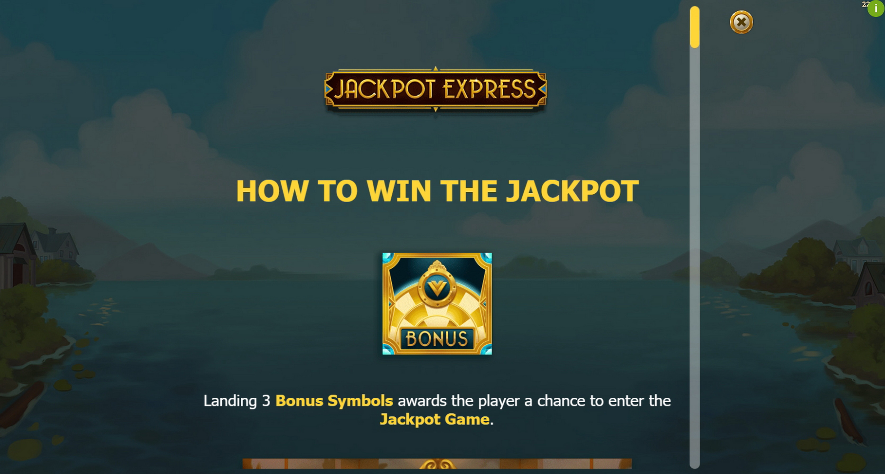 Info of Jackpot Express Slot Game by Yggdrasil Gaming
