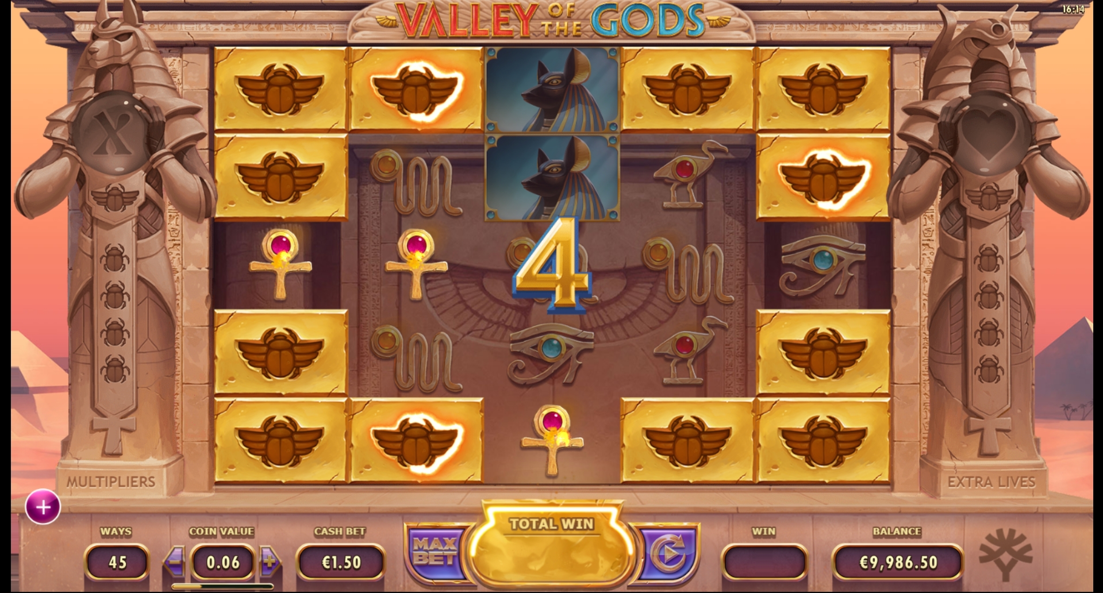 Win Money in Valley Of The Gods Free Slot Game by Yggdrasil Gaming